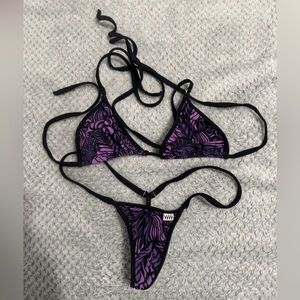 Wicked Weasel Women's Purple Bikini Set